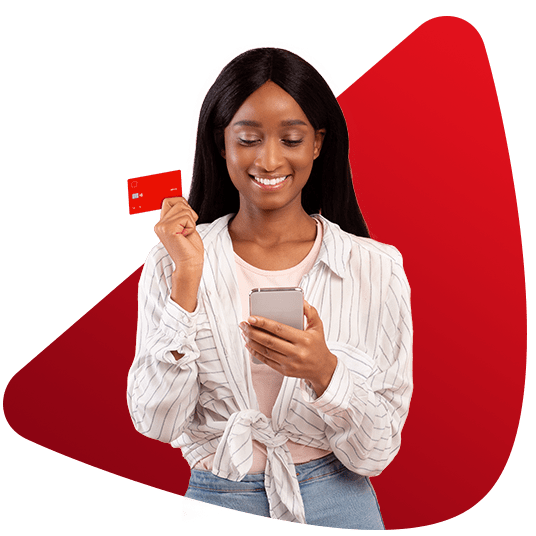 Mujer con celular