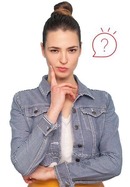 Mujer con celular - Preguntas Frecuentes