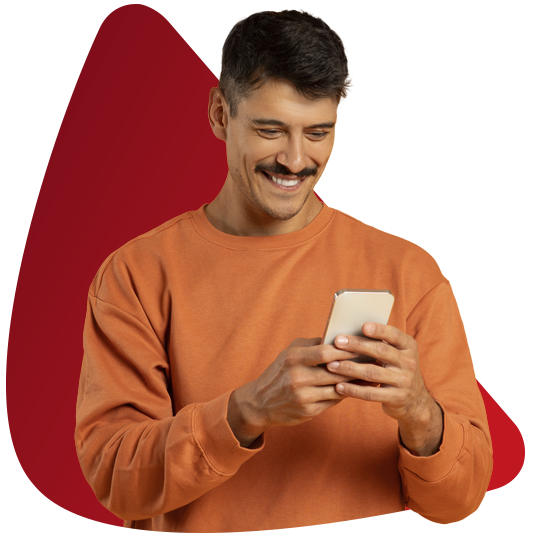 Mujer con celular