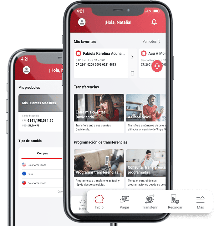 Novedades Servicios - App Davivienda