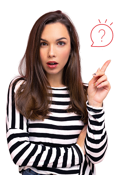 mujer con celular - Preguntas Frecuentes